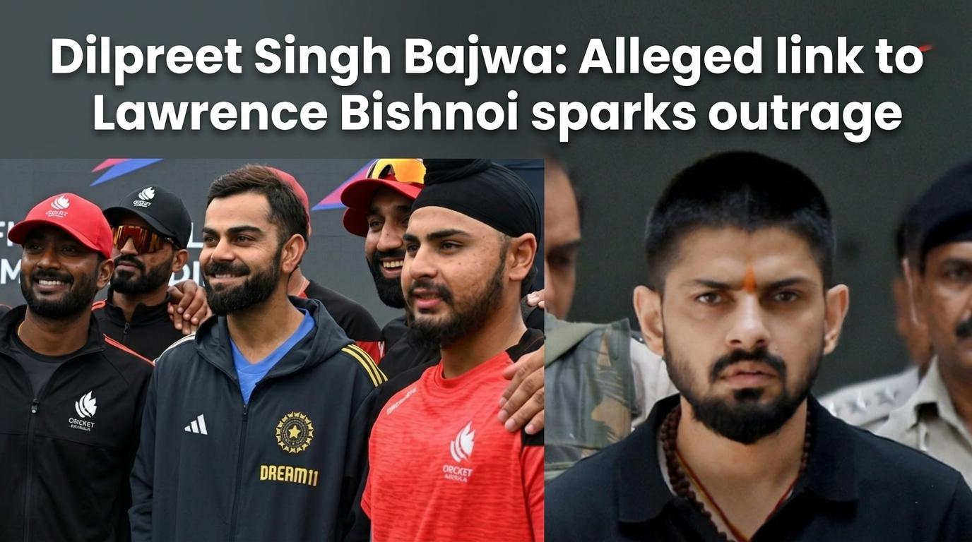 Dilpreet Singh Bajwa Alleged link to Lawrence Bishnoi sparks outrage