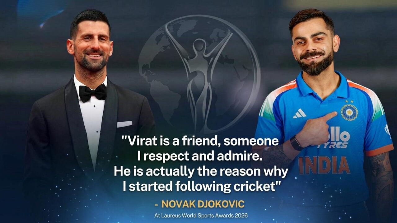 Djokovic Praises Kohli — A Heartwarming Friendship Story in the Sports World