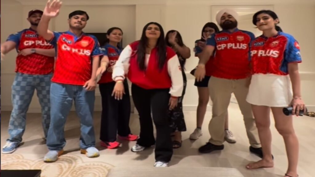 Shreyas Iyer Sister Viral Video IPL 2026 KKR vs PBKS rain match reaction