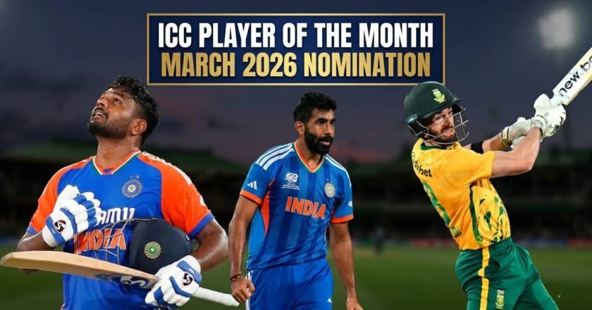 3 बड़े नाम और जबरदस्त मुकाबला: ICC Player of the Month March 2026 में कौन मारेगा बाज़ी?