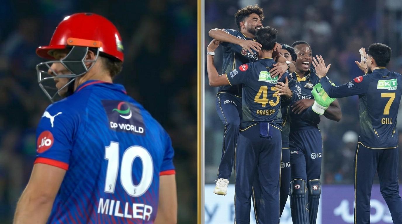 IPL 2026 GT vs DC last over thriller match highlights