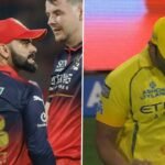 Virat Kohli Shivam Dube aggressive celebration IPL 2026 video RCB vs CSK