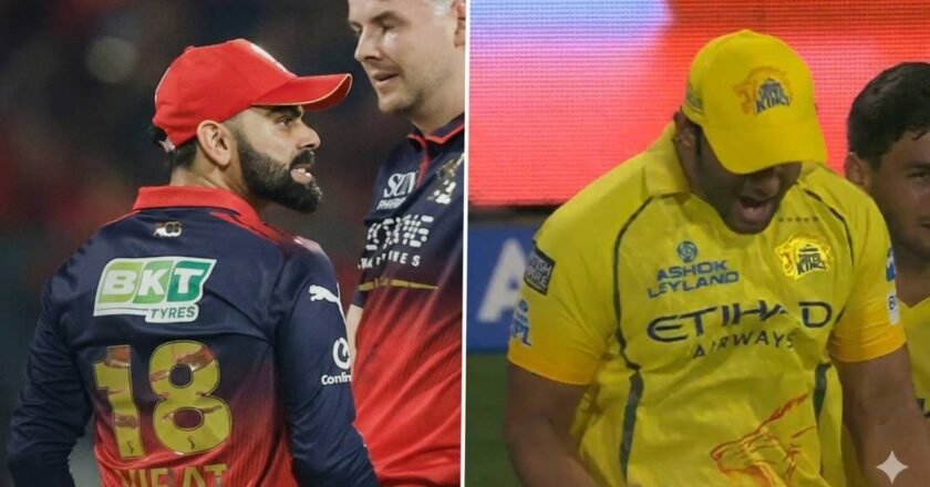 Virat Kohli Shivam Dube aggressive celebration IPL 2026: VIDEO में तगड़ा रिएक्शन