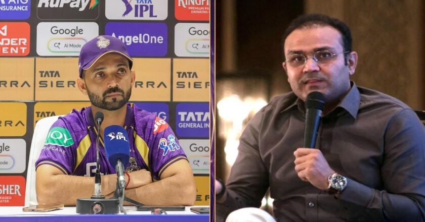 Ajinkya Rahane के Strike Rate पर Virender Sehwag का तीखा बयान: IPL 2026 का सबसे बड़ा विवाद