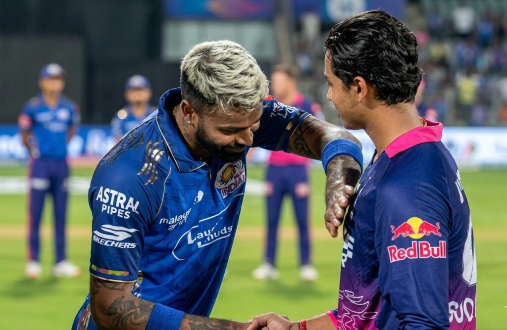Hardik Pandya Gesture for Vaibhav Sooryavanshi IPL 2026