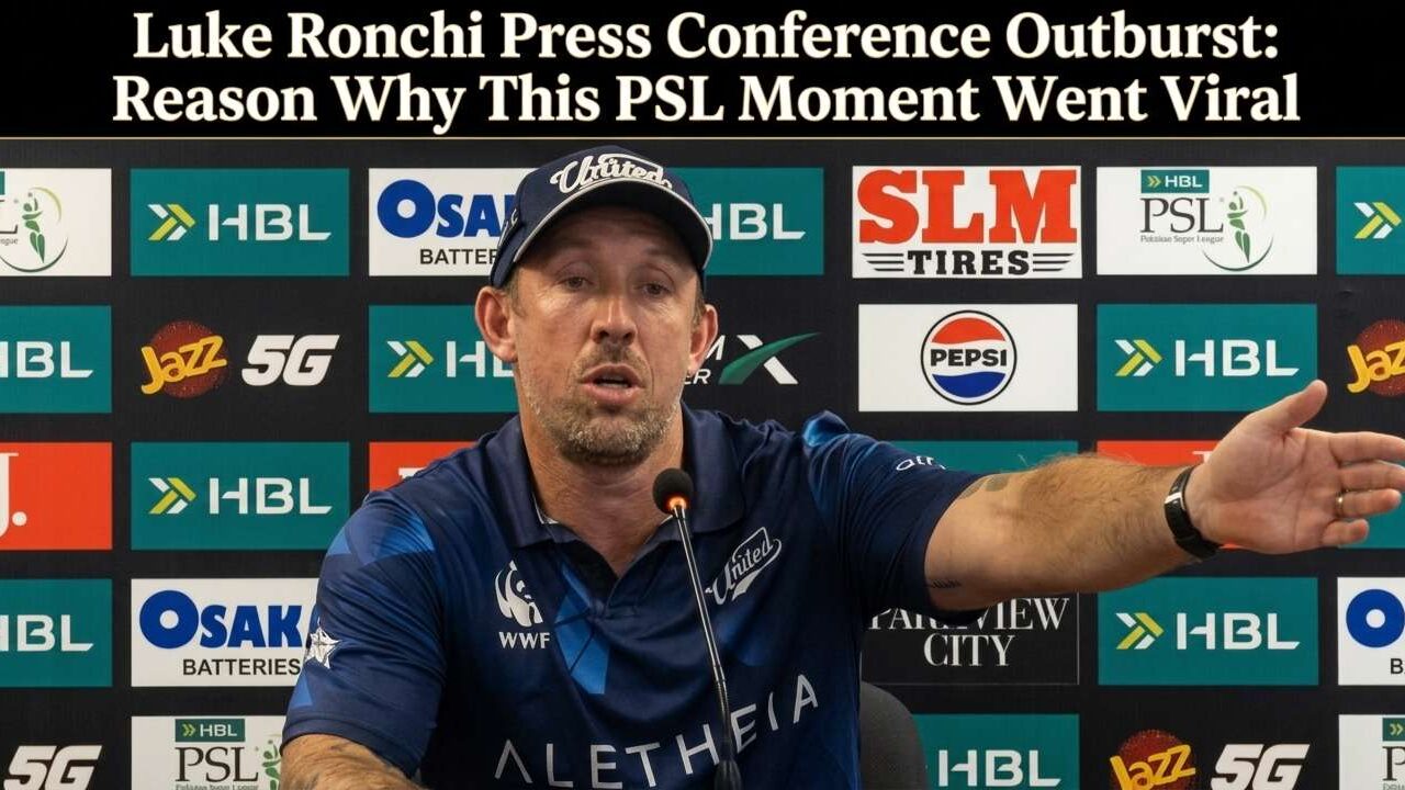 Luke Ronchi Press Conference Outburst: Reason Why This PSL Moment Went Viral