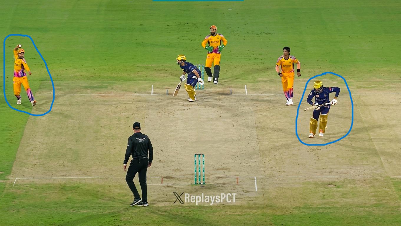 PSL comedy run out Peshawar Zalmi vs Quetta Gladiators