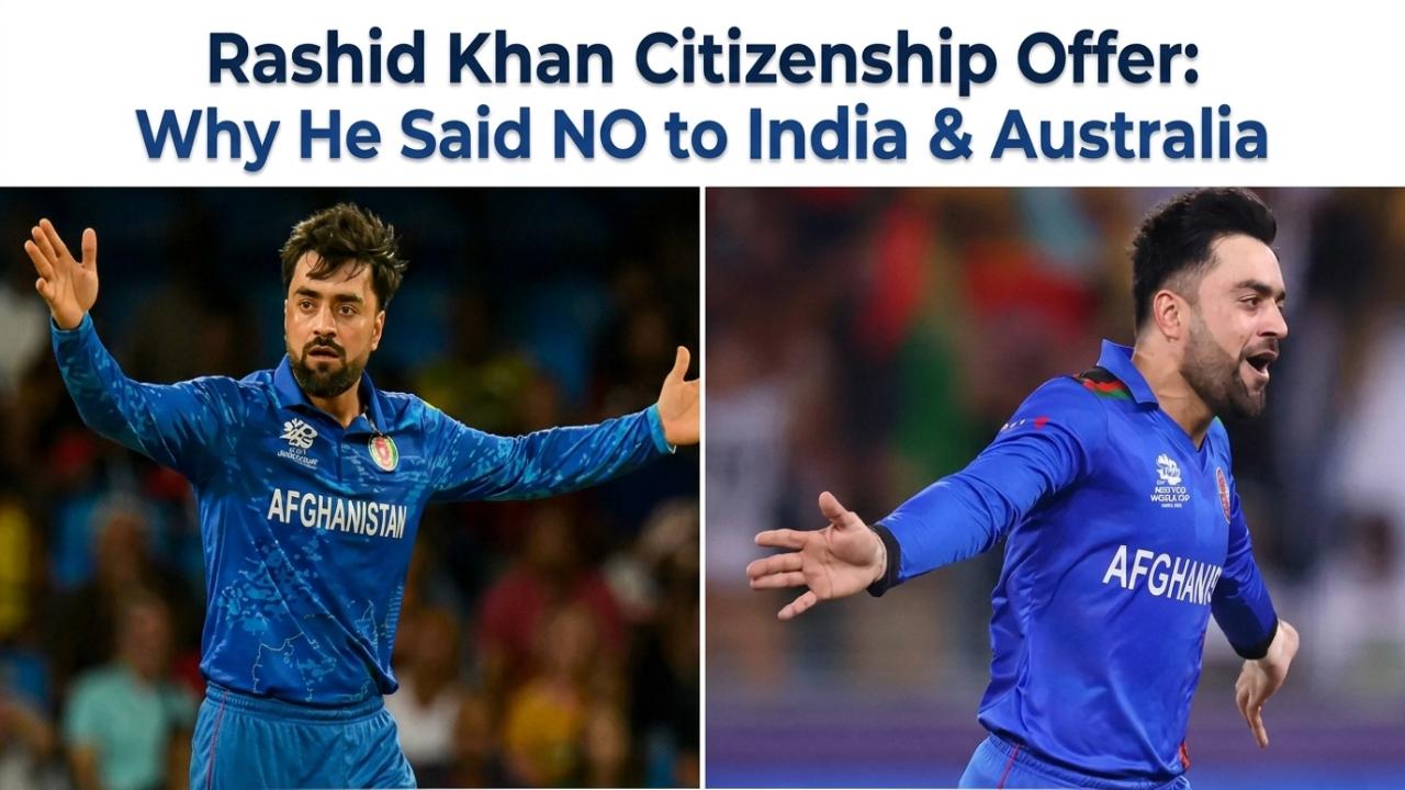 Rashid Khan Citizenship Offer: Why He Said NO to India & Australia