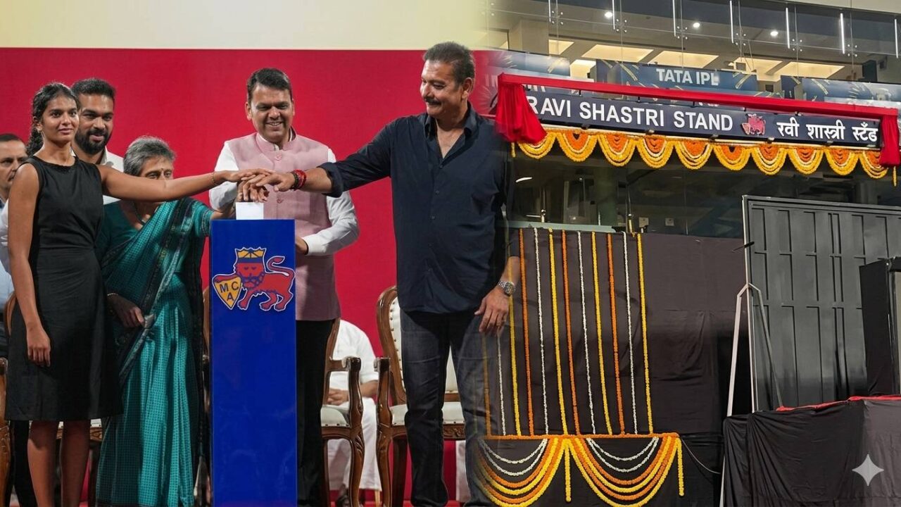Emotional Highlights from Ravi Shastri Wankhede Stand Ceremony – A Proud Moment