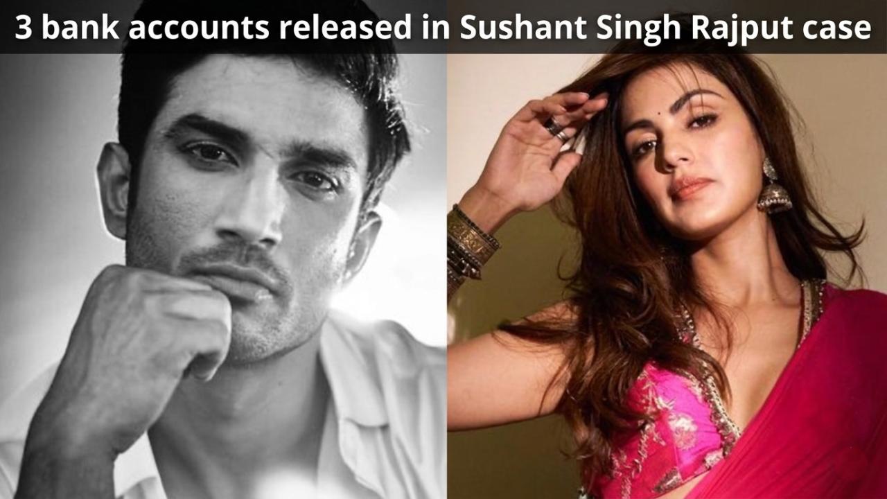 Rhea Chakraborty Bank Accounts Defreeze: 3 bank accounts released in Sushant Singh Rajput case