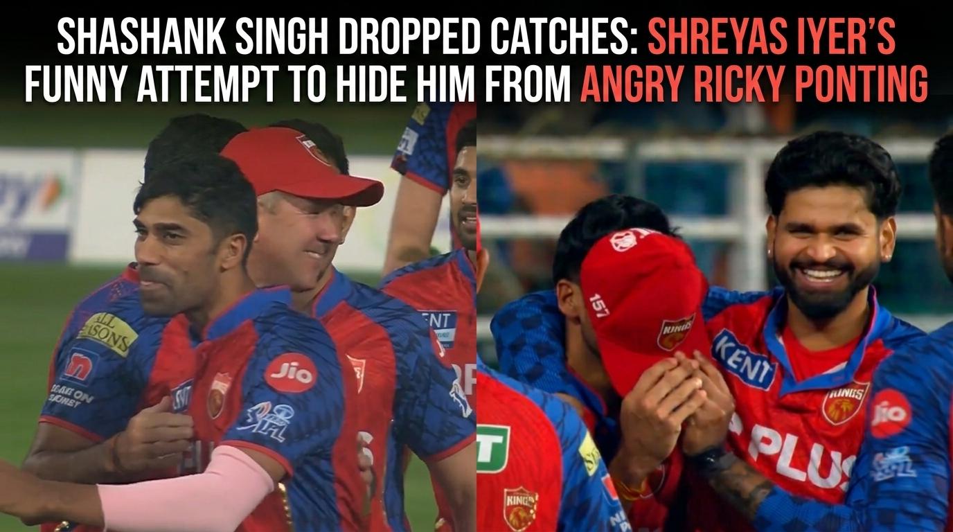 Shreyas Iyer’s Funny Attempt to Hide Him from Angry Ricky Ponting
