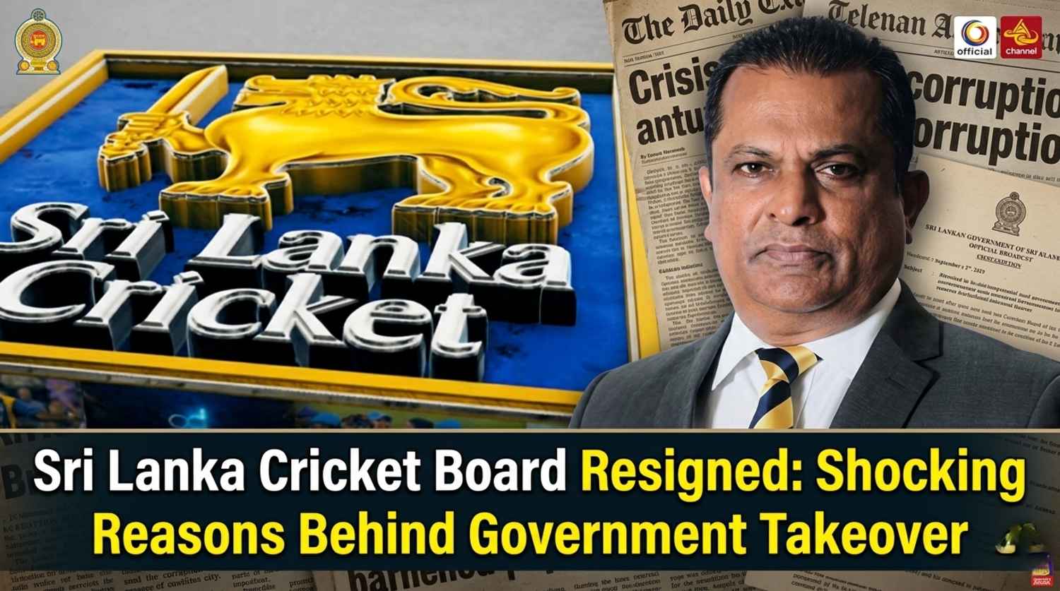 Sri Lanka Cricket Board Resigned Big Shake-Up in Cricket Administration