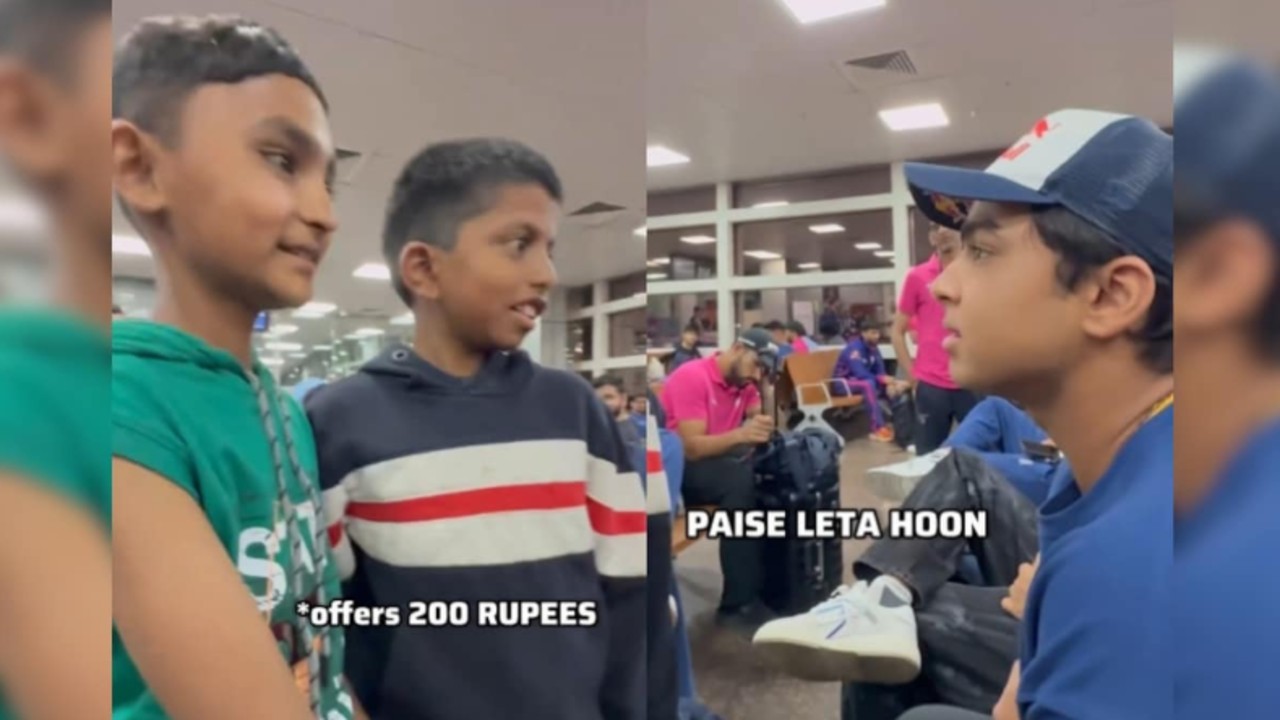 Vaibhav Sooryavanshi selfie prank IPL goes viral as the young Rajasthan Royals star jokingly demands ₹100