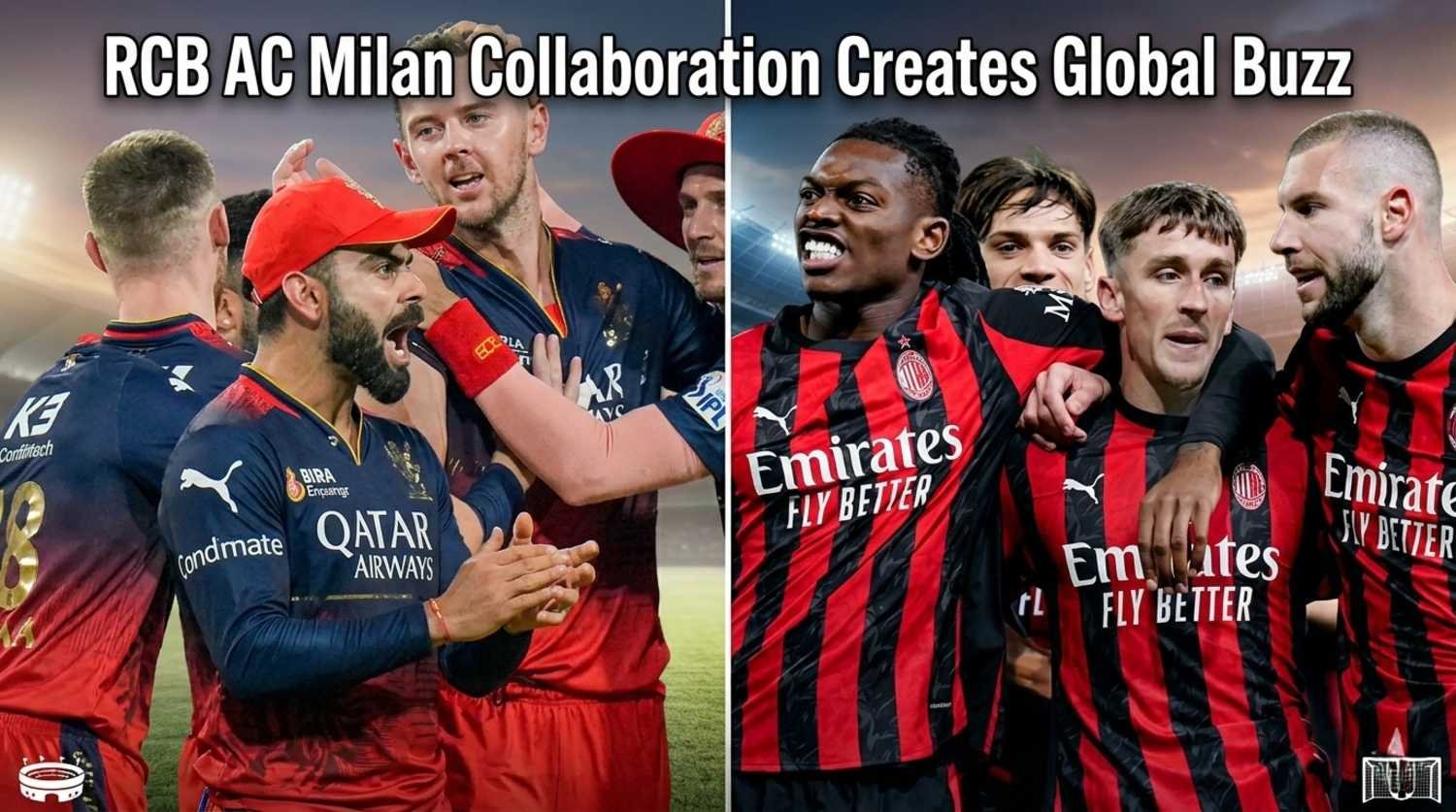 Viral Video RCB AC Milan Collaboration