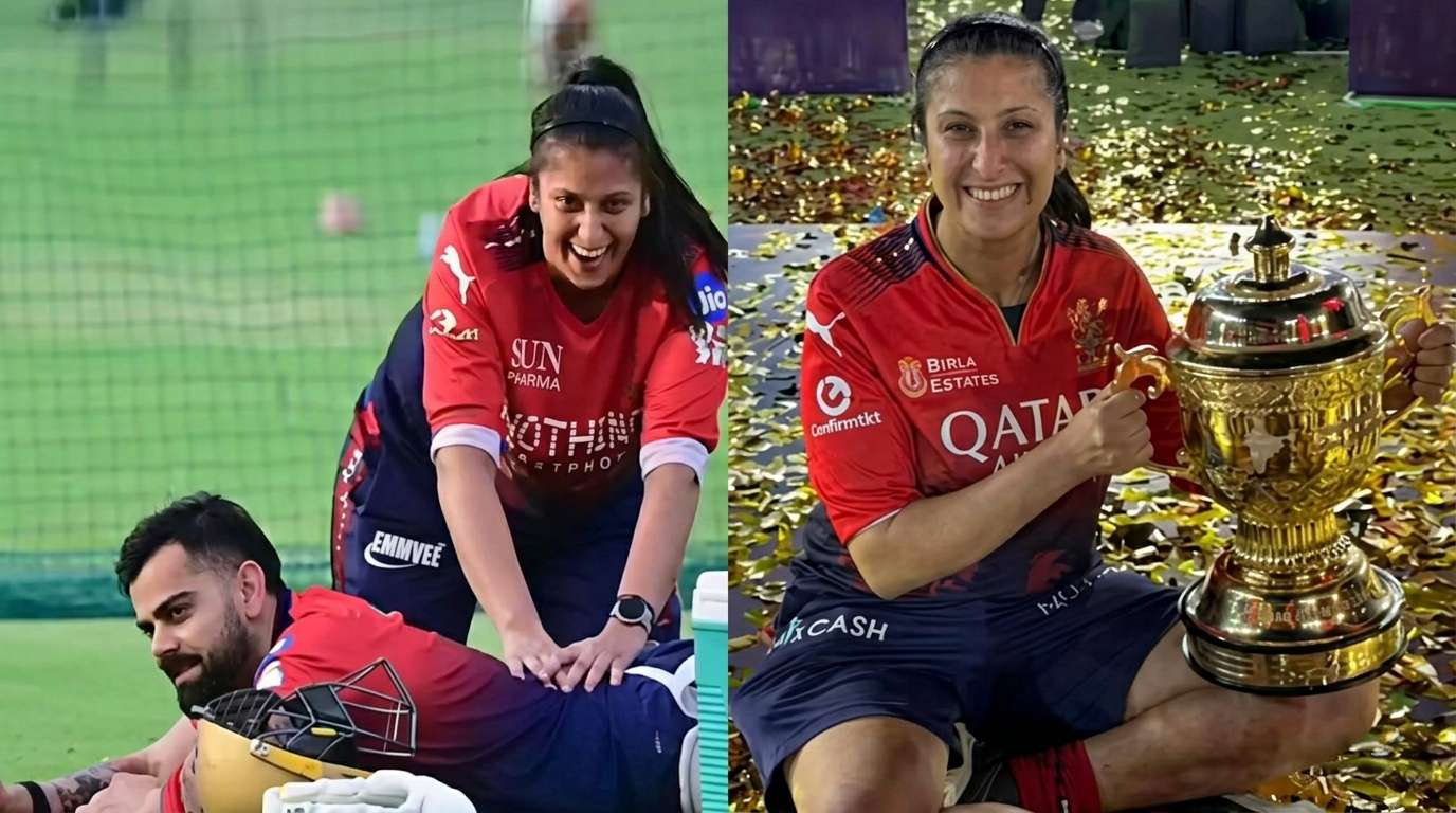Navnita Gautam RCB Massage Therapist is making history as IPL’s first female massage therapist. Discover her journey, role in RCB’s success, and how she keeps players like Virat Kohli fit.