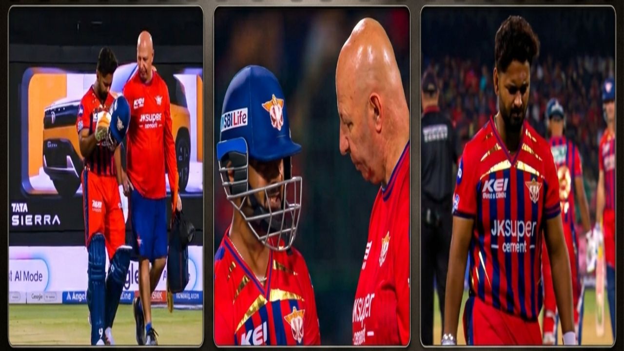 Rishabh Pant elbow injury vs RCB IPL 2026 update