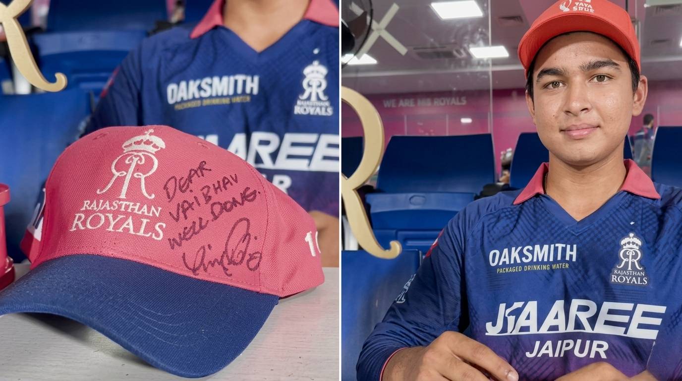 Virat Kohli message to Vaibhav Sooryavanshi IPL 2026 viral note