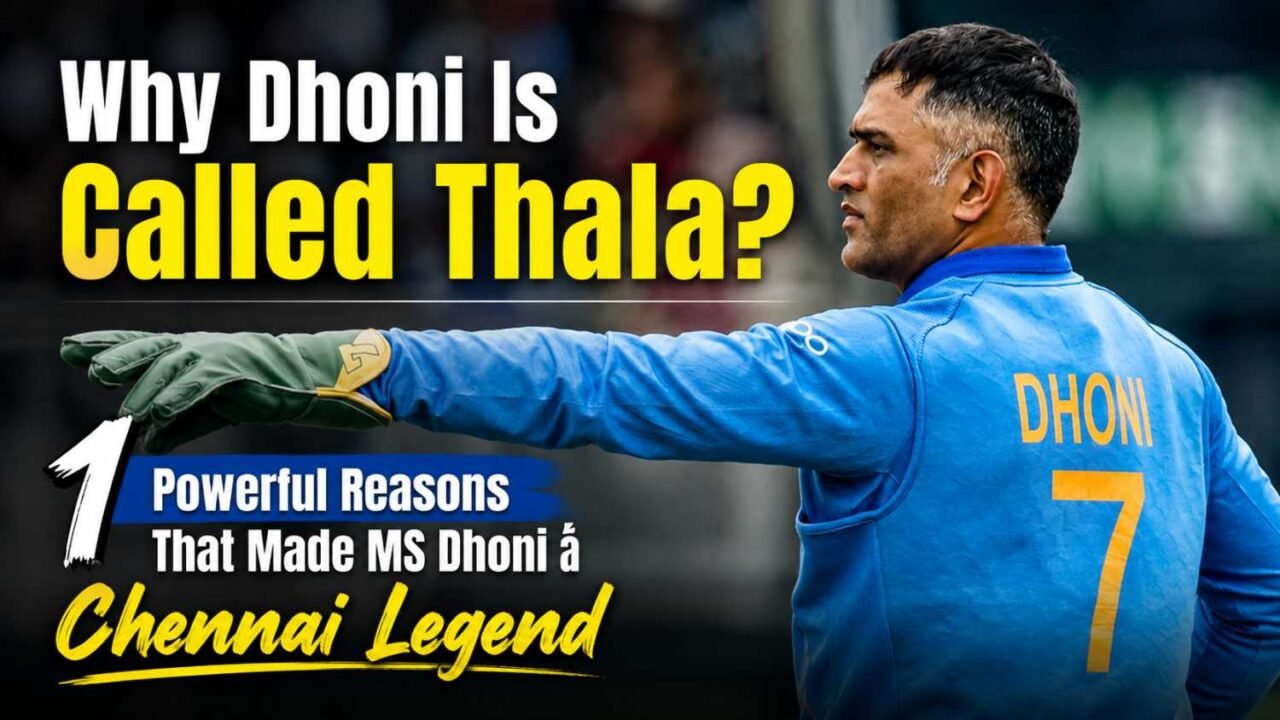 Why Dhoni Is Called Thala? 1 Powerful Reasons That Made MS Dhoni a Chennai Legend