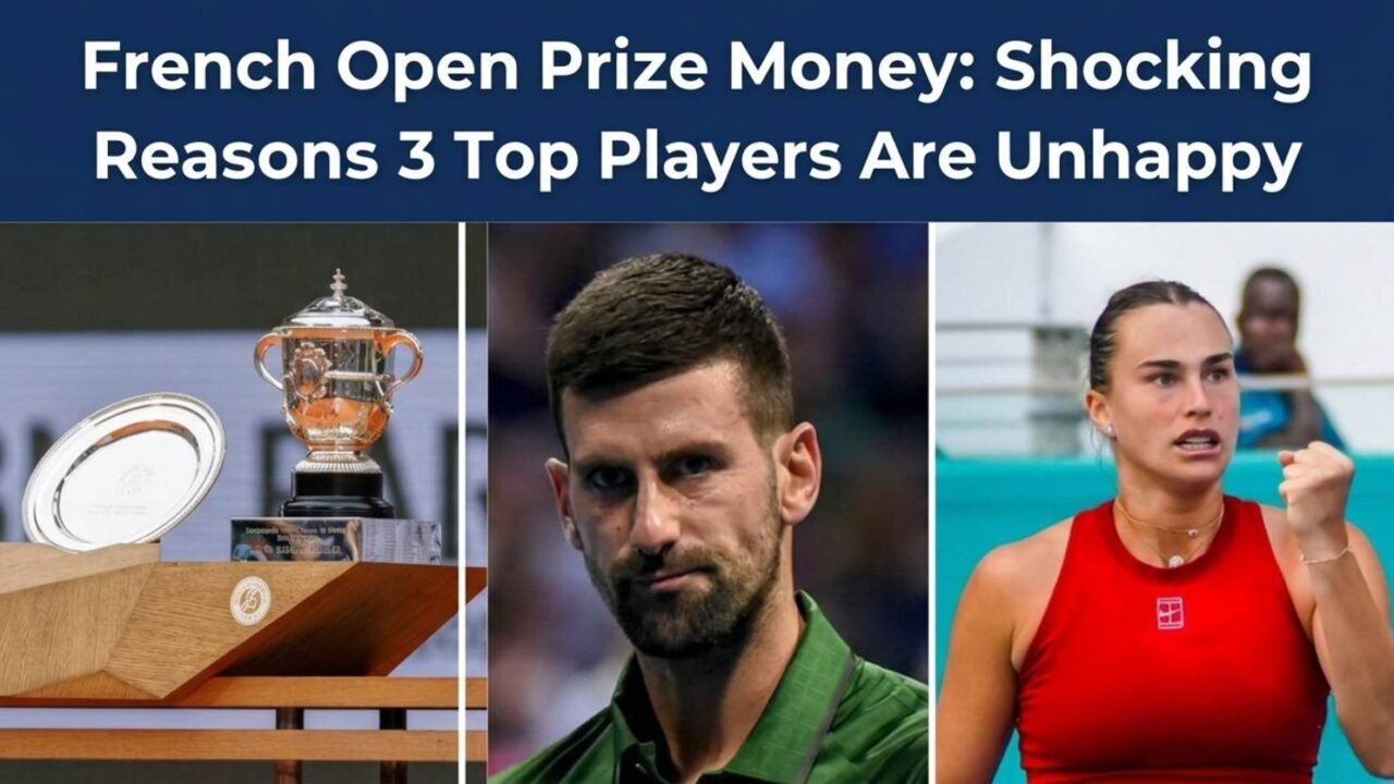 French Open Prize Money: Shocking Reasons 3 Top Players Are Unhappy