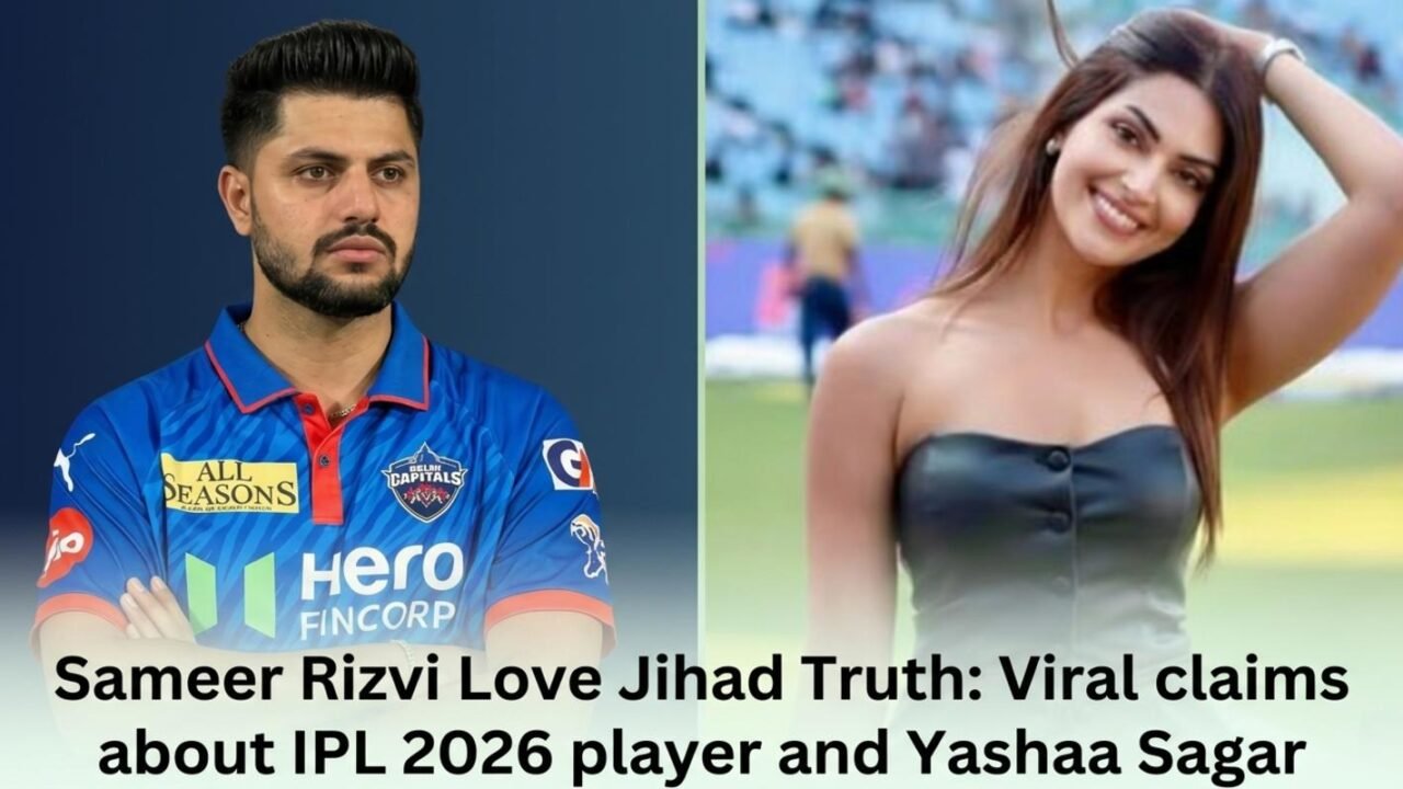 Sameer Rizvi Love Jihad Truth: Viral claims about IPL 2026 player and Yashaa Sagar