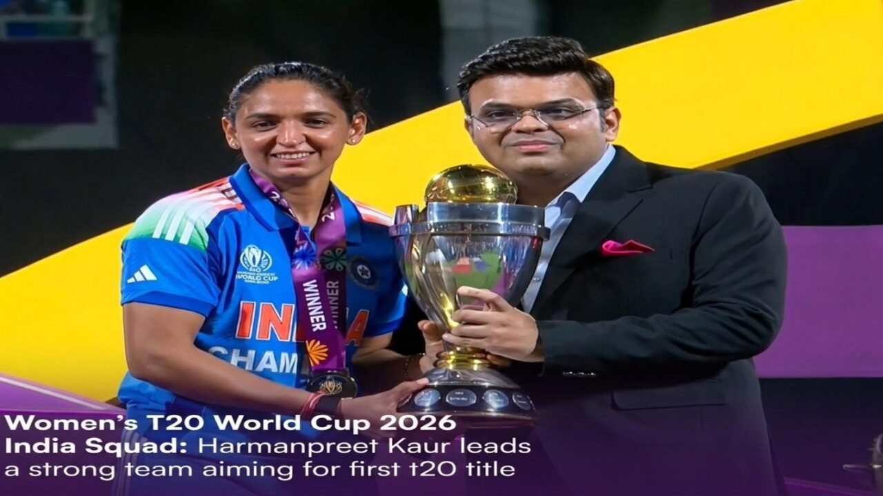 Women’s T20 World Cup 2026 India Squad: Harmanpreet Kaur leads a strong team aiming for first t20 title