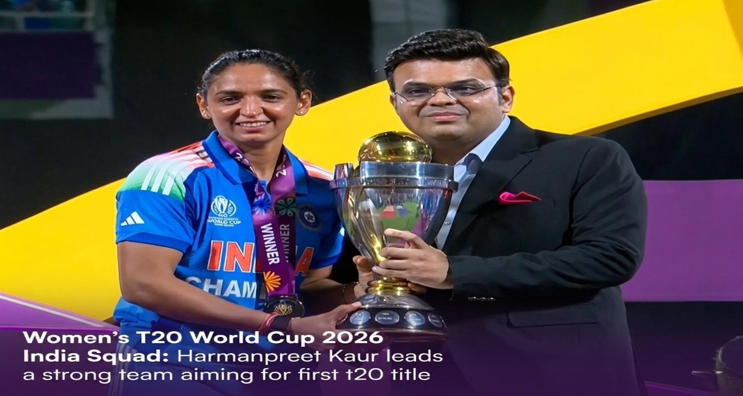 Women’s T20 World Cup 2026 India Squad Harmanpreet Kaur leads a strong team aiming for first t20 title
