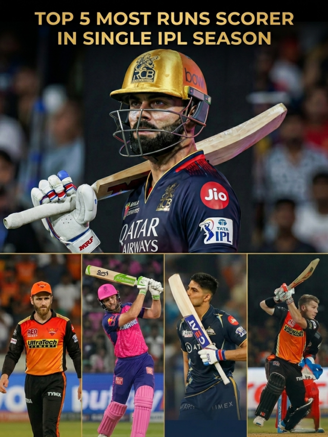 Top 5 Highest Run-Scorers in a Single IPL Season