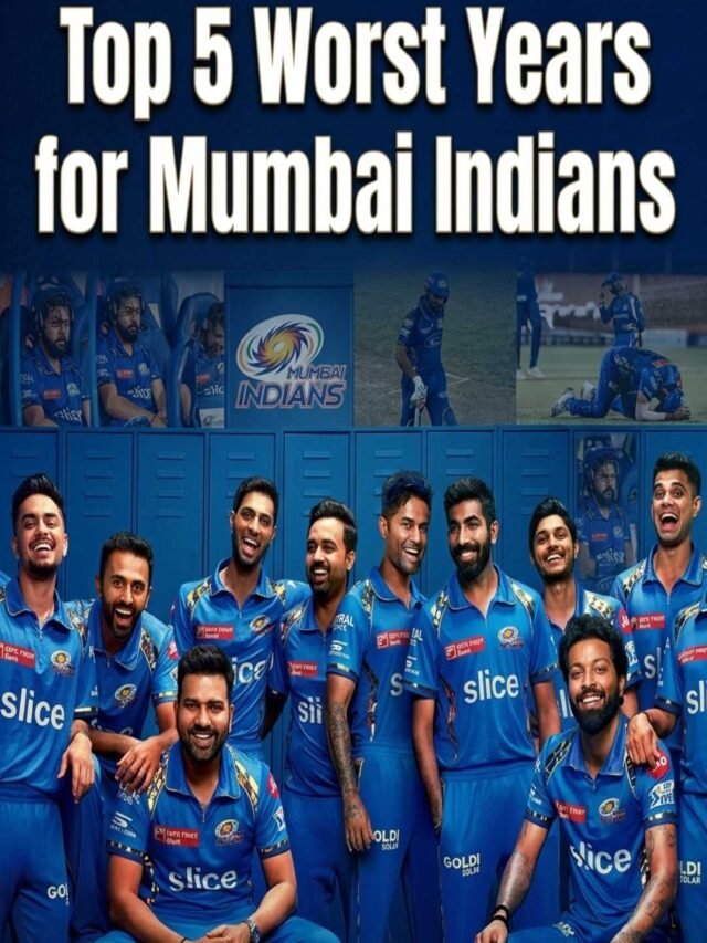 Top 5 Worst Years for Mumbai Indians