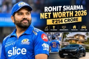 Rohit Sharma Net Worth 2026: ₹214 Crore Wealth, Salary and IPL Earnings