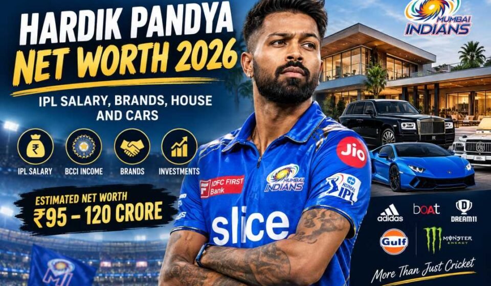 Hardik Pandya net worth 2026: IPL salary, brands, house and cars