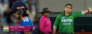 Fatima Sana gives animated send-off to Shafali Verma during India vs Pakistan Women’s Asia Cup 2026 match
