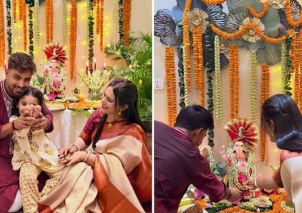 Litton Das welcomes Ganpati Bappa during Ganesh Chaturthi 2026