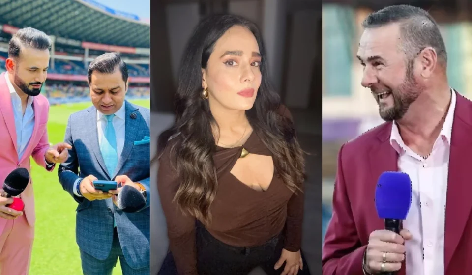 India vs New Zealand series 2026 commentary panel featuring Ravi Shastri Sunil Gavaskar and Harsha Bhogle