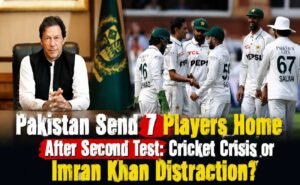 Pakistan cricket team during the England Test series as seven players were sent home following the second Test amid the Imran Khan interview controversy