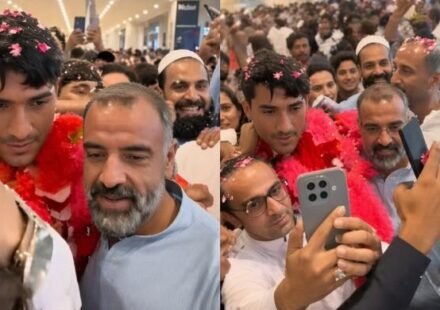 Razaullah receives hero welcome in Pakistan after England 3-0 Test series defeat