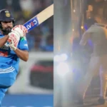 Rohit sharma slips from team bus after india vs west indies 1st odi, viral video