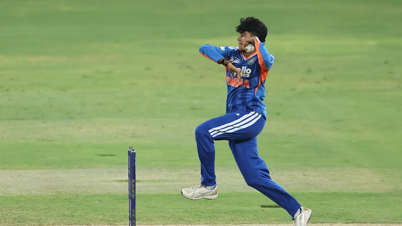 Sree Charani hits record heights in T20I women's rankings Sree Charani breaks T20I bowling record with 817 points