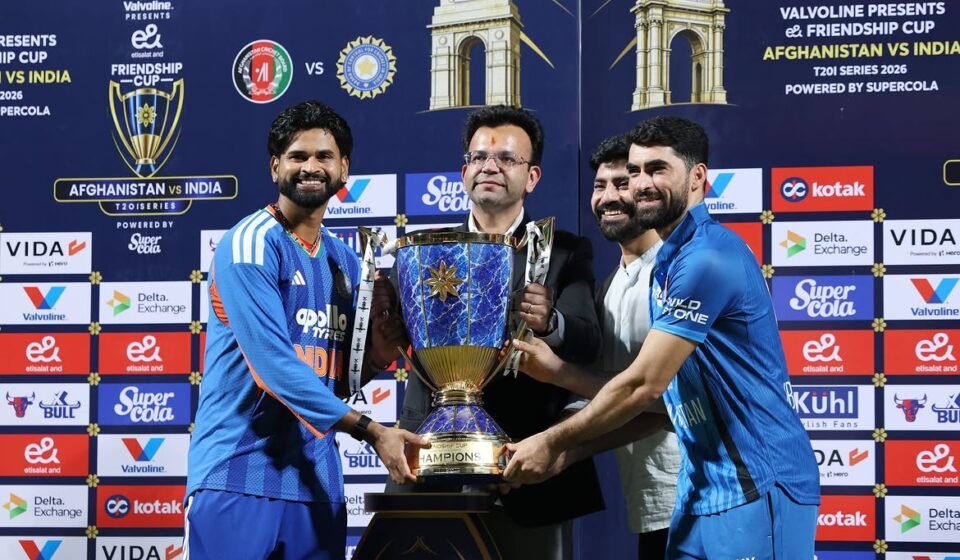 Shreyas Iyer invites Ibrahim Zadran to India’s trophy celebration after IND vs AFG 3-0 series win