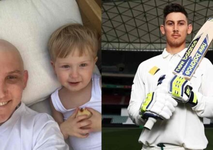 Nic Maddinson returns to Australia’s Test team after battling testicular cancer, supported by his wife Bianca