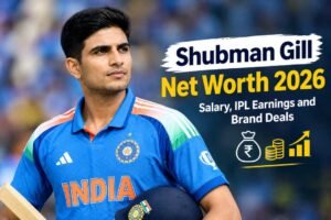Shubman Gill net worth 2026, IPL salary and BCCI earnings