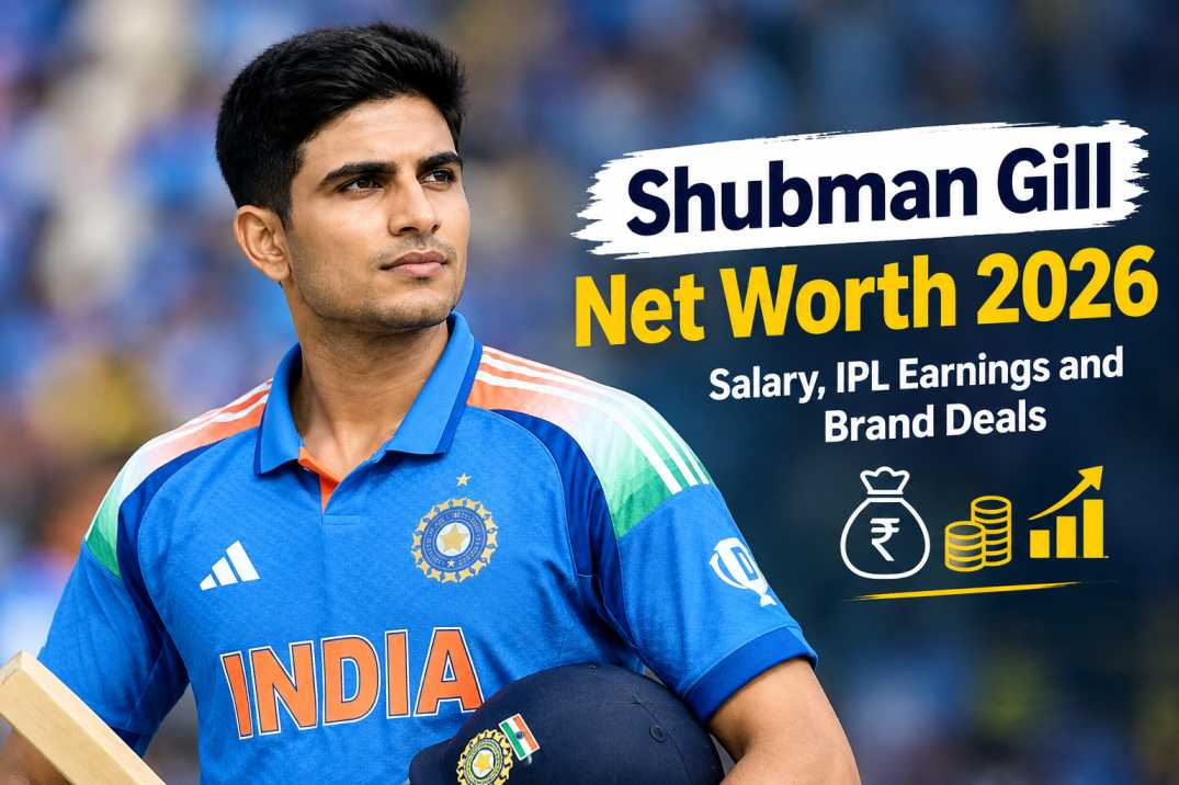 Shubman Gill net worth 2026: salary, IPL earnings and brand deals