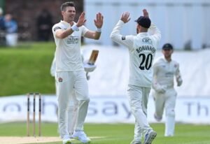 James Anderson bowling for Lancashire after England retirement as his 2027 contract future remains uncertain.