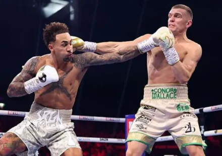 Ben Whittaker survives Conor Wallace scare to earn IBF world title shot