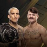 UFC 335 fight card featuring Charles Oliveira vs Diego Lopes and Alex Pereira vs Sergei Pavlovich.