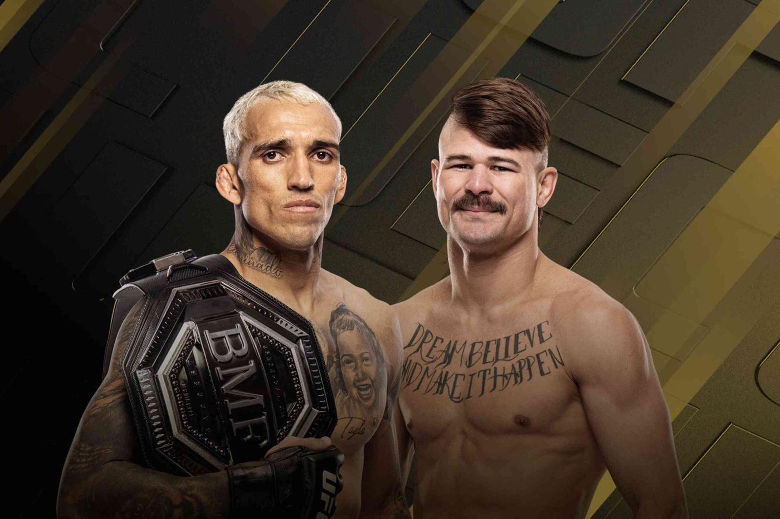 UFC 335 fight card featuring Charles Oliveira vs Diego Lopes and Alex Pereira vs Sergei Pavlovich.