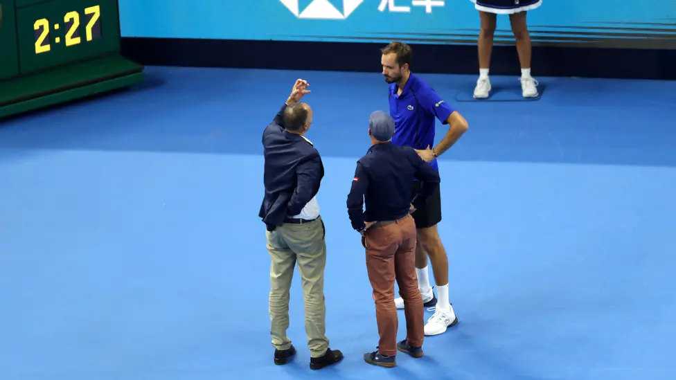 Daniil Medvedev disqualified from China Open after hitting spectator with ball