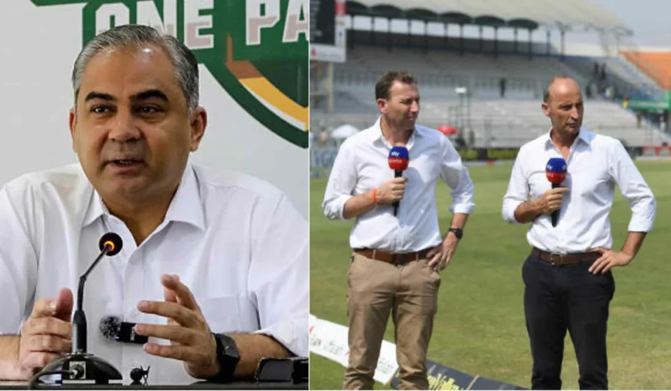 Nasser Hussain and Michael Atherton missing from the PCB commentary panel after interviewing Imran Khan’s sons during the England-Pakistan Test at Lord’s.