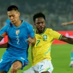 India vs Brazil football match