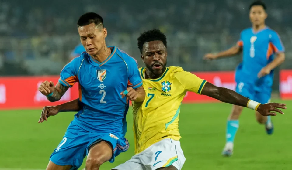 India vs Brazil football match
