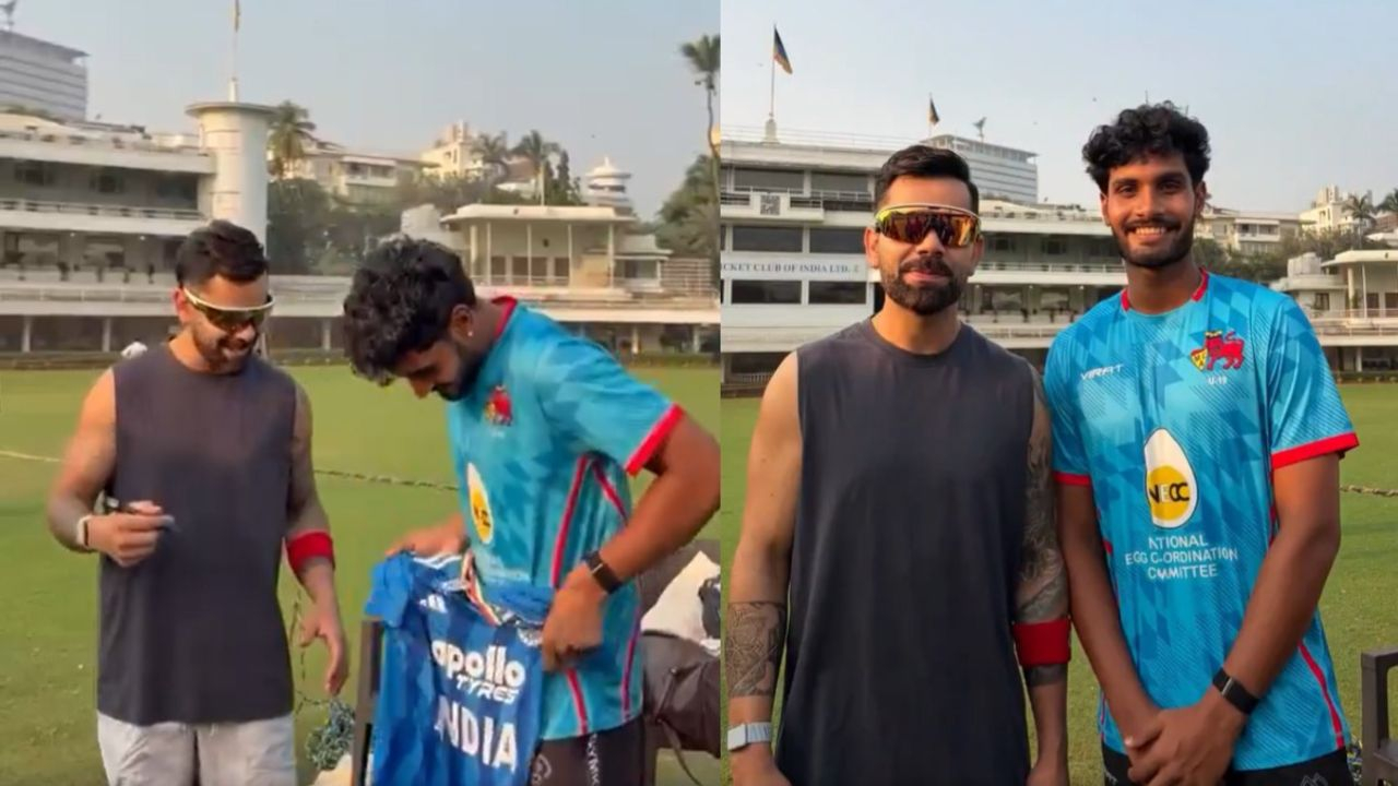 Virat Kohli wins hearts by fulfilling young net bowler’s autograph wish during Mumbai practice